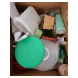 Household Items Including Tupperware