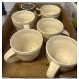 Ceramic Cups with Metal Base
