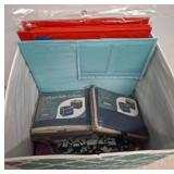 Storage Bin With Collapsible Cubes and Liners