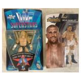 Two Wrestling Action Figures in Original Packaging