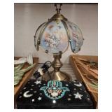 Butterfly Table Lamp and Embellished Jewelry Box