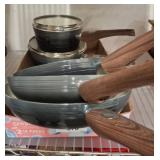 Robert Irvine Cookware with Wood-Style Handles