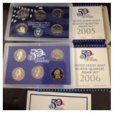 2005-2006 U.S. Mint State Quarters Proof Sets