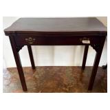 Mahogany Fold-Over Card Table