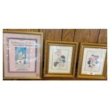 Framed Prints and Cherry Blossom Event Poster
