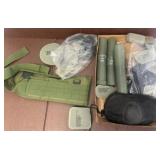 Military Gear with Pads and Accessories