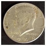 1964 Kennedy Half Dollar Coin