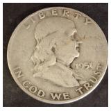 1951 Franklin Half Dollar Coin