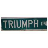 Double-Sided Metal Street Sign 