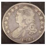 1825 Capped Bust Half Dollar Coin