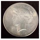 1925 Peace Silver Dollar Coin
