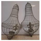 Metal Candle Holder Wall Decor by Lulu & Co.