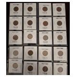 Wheat Pennies in Sleeves