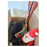Box Lot With Clothing, Decor, and Accessories