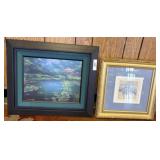 Two Framed Artworks with Nature Themes