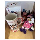 Disney Mug and Plush Toys Lot