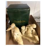 1992 Dept 56 Snowbabies Figurines with P