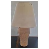 Textured Ceramic Table Lamp with Shade