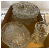 Pressed Glass Tableware Pieces