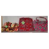 Three Quilted  Vera Bradley bags