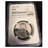 1962 Franklin Half Dollar, NGC PF67