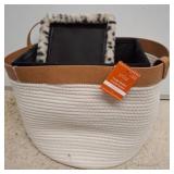 Ashland Large Basket and Animal Print Storage Box