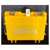 Yellow Invicta Watch Carrying Case
