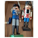 Two German-Made Nutcrackers, Handmade Wood