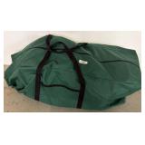 Green Storage Bag With Holiday Decor Contents