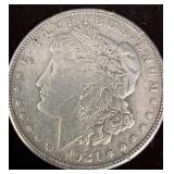 1921 Morgan Silver Dollar Coin