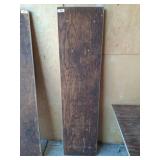 Wood Folding Table with Metal Legs, 16x72