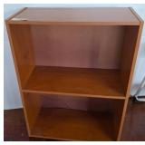 Wooden Two-Shelf Open Storage Cabinet 21x10x29
