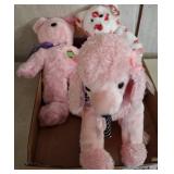 Ty Plush Toys Including Poodle and Bears