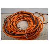 Orange and Black Extension Cord
