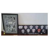 Baseball Print and Fred Ross Collage Display