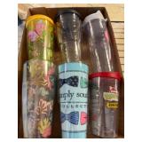 Plastic Tumbler Cups with Lids