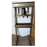 Steel Hydraulic Shop Press with Adjustable Frame