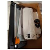 Paper Cutter and Purple Cows 9inch Laminator
