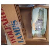 Wolfard Glass Oil Lamp with Accessories