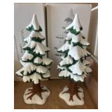 Heritage Collection Porcelain Pine Trees