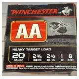 Winchester AA 20 Gauge Heavy Target Load Box