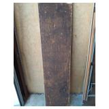 Folding Wood Table with Metal Frame, 16x72