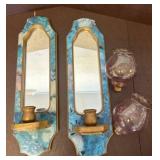 Wall Mirrors with Candle Holders