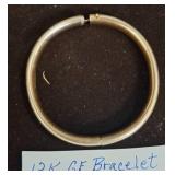 12K Gold-Filled Hinged Bracelet