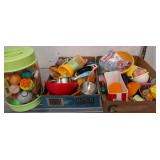 Toy Kitchen and Play Food Items