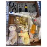 Tools, Jewelry, and Plush Items Assortment