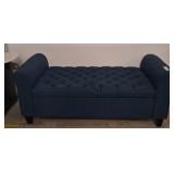Tufted Upholstered Bench with Storage