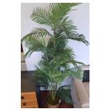 72in Artificial Palm Tree in Woven Basket