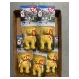 Ty Maple the Bear Collectible Plush Set