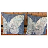 Butterfly Pattern Throw Pillows